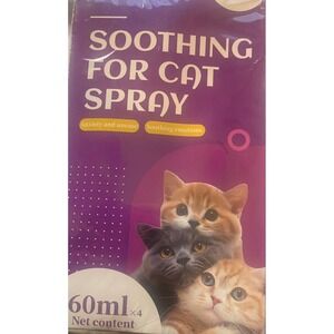 Soothing Cat‎ Spray Anxiety Unease Calming Emotions 60ml x 4